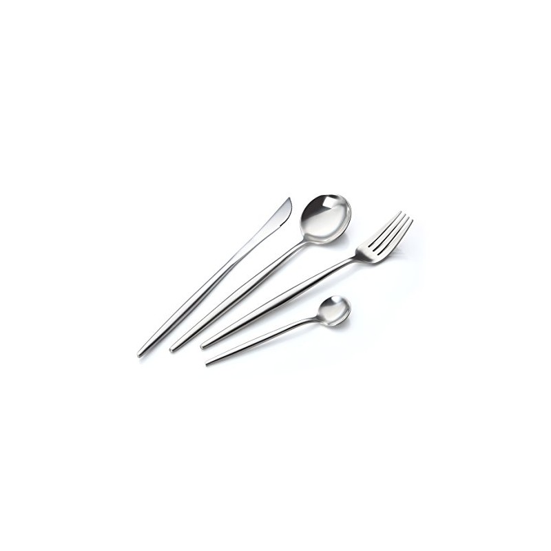 Modern Adaline Silverware Royal Cutlery Set By Bruntmor - 16