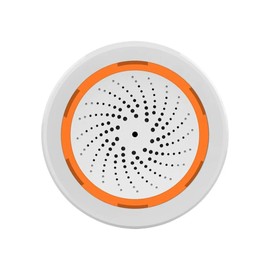 Haozee Smart Smart Siren Alarm, Tuya Zigbee Hub Required, Support Home Assistant Zigbee2mqtt App Control, Strobe Alarm Siren 90dB Sounder