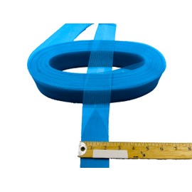 Backdrop King Inc, Crinoline Horsehair Braid Trim 2 Inches Wedding Crafts Decorations Bridal Prom Nightgown Apparel Fashion Dresses (Blue, 5 Yards)