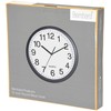 Bernhard Products Black Wall Clock, Large 13-Inch Silent Non Ticking