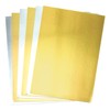Baker Ross AC375 A4 Gold & Silver Metallic Card (250