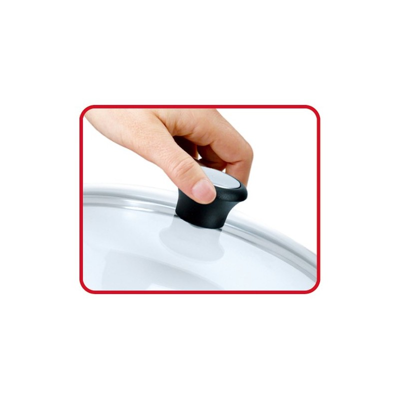 Tefal 28056 Pot, Frying Pan, Lid, 10.2 inches (26 cm),