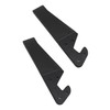 Wumio Mini Smartphone Stand, Black, Set of 2, Compact, Foldable,