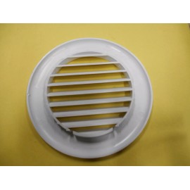 B & B *AUTO BOAT MARINE RV 6 1/4" ROUND PLASTIC COOL VENT COVER 4 1/4" CUTOUT WHITE