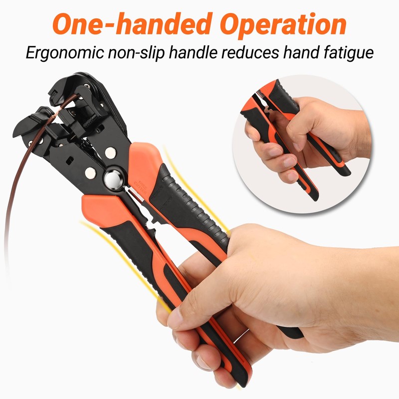 Wire Stripper, Preciva Automatic Cable Stripper and Cutter Tool Electrical