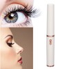 Heated Eyelash Curlers Micro USB Rechargeable Dual Brush Head Intelligent