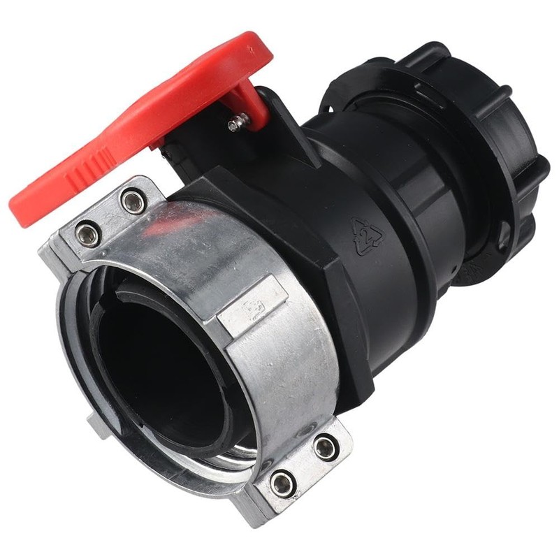 SHUATI 75mm IBC Tote Tank Adapter Ball Valve,Chemical Drum Valve,Tonne