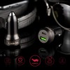 LinkOn 45W Car Charger, 27W USB-C PD3.0 and 18W USB-A