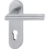 HOPPE 10722509 Stainless Steel Fire Protection Handle Set AMSTERDAM on