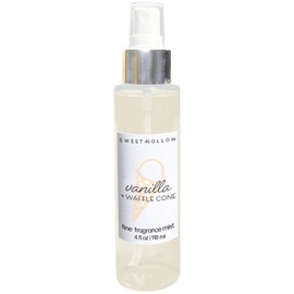 SweetHollow Vanilla + Waffle Cone Fine Fragrance Mist, Scented Perfume Body Spray with Clean Ingredients, Sweet Dessert Scent, Infused with Essential Oil