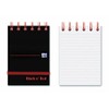 Oxford 400050435"Black n' Red" Glossy Hardback Wire Bound Notebook