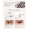 Onlyall Lash Clusters Eyelash Extensions Wispy Eyelash Clusters Cat Eye
