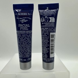 Kiehl's 2 x Kiehls Facial Fuel Invigorating Mens Moisture Treatment 0.5oz/15mL Travel Sz