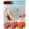 Jensense Edison Bulbs 6W E26 LED Bulb 60 Watt Equivalent,