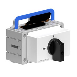 Sontheimer Switch 16 A 4-Pin 7.5 kW Mains 0-Emergency ULO16/4T/NS/Z101/F976, Black 2 x 4 x 16 A