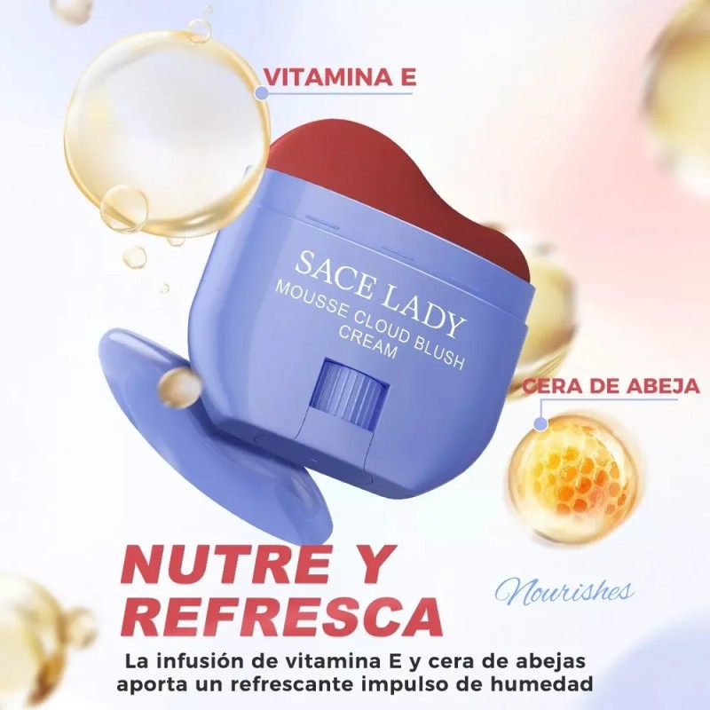 Sace Lady Blush Crema De Rubor Tono Brillante Profesional 02