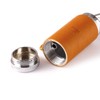 Sapporo Leather Craftsman Museum Portable Ashtray, Ashtray Case, Cylinder, Genuine