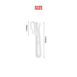 80 Pcs Adjustable Plastic Pinch Pleat Curtain Hooks & Clips - Durable Curtain Hooks for Drapes, Window, Door & Shower Curtains - Easy to Use Curtain Pin Hooks