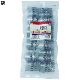 Daidohant 10173518 Scaffolding Corrugated Nails, Height 0.8 x Length 7.1 inches (20 x 180 mm), 10 Pieces, Steel