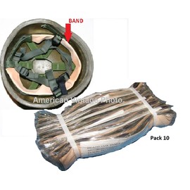 Helmet Liner 10 Pack Band Head Sweat USA USMC Military with P38