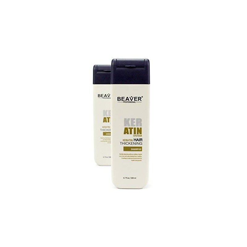 Beaver Keratin Shampoo and Conditioner (200 ml)