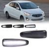 GTINTHEBOX Smoked Lens Sequential White LED Side Marker Light Turn