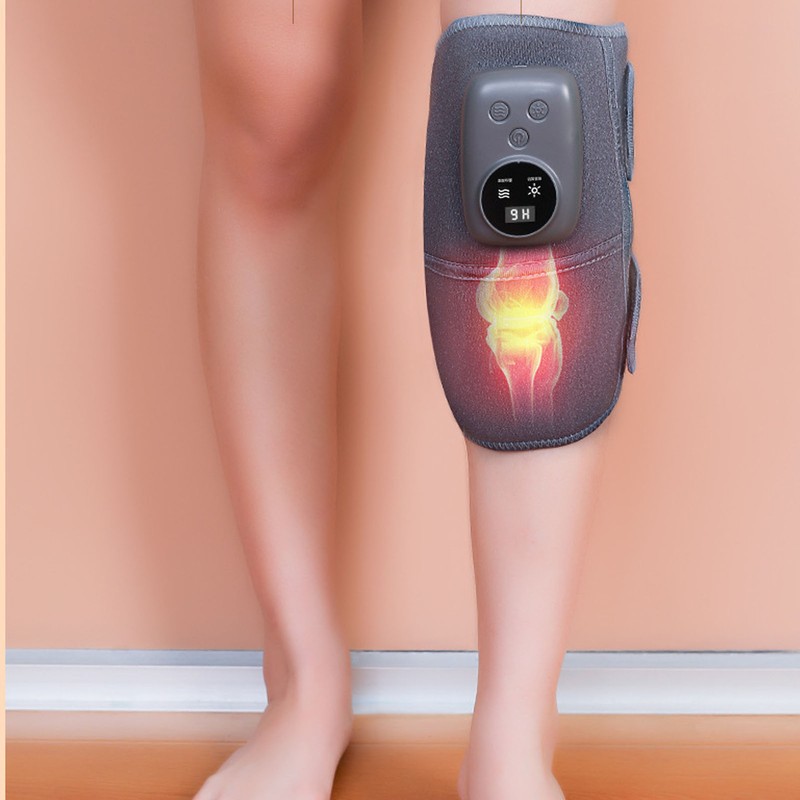 Knee Massager Vibration Single with Multiple Modes Adjustable Strap USB