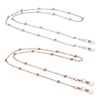 ZOORON Eyeglass Chains for Women, Premium Beaded Eyeglass Necklace Chain