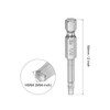 uxcell 9/64" Magnetic Hex Head Screwdriver Bit, 1/4" Hex Shank