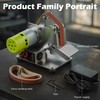 Mefape Electric Belt Sander for Woodworking, Mini Belt Sander for