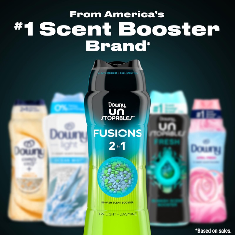 Downy Unstopables Fusions Scent Duos Laundry Scent Booster Beads, Twilight