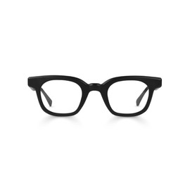 eyebobs - Source Material | Premium Reading Glasses for Men and Women | Square Frame for Average Faces, Matte Black, 2.50