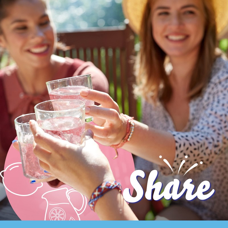 Crystal Light Sugar-Free Pink Lemonade Naturally Flavored Powdered Drink Mix