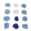 12pcs Car Polishing Pad Bonnet Set Strong Adsorbing Microfiber Synthetic