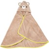 Skater BPO1-A Water Absorbent, Quick Drying, Hooded Bath Poncho, Bear,