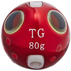 Gamakatsu Sakura Phantom Sea Bream Rubber Q TG Sinker, 2.8 oz (80 g), #21 Double Red