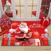 ZPSOSPZ Santa Claus Doormat,Christmas Doormat Use,Dirt Trapper Matfor Indoor and
