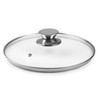IBILI - 971618 - Glass Lid - Stainless Steel Knob