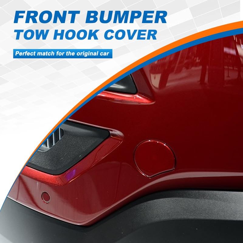 Car Front Bumper Tow Hook Cover Cap Fit for Ford