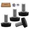 SKIR'CO 4 pcs, Furniture Leveling Feet M10 x 20 mm,