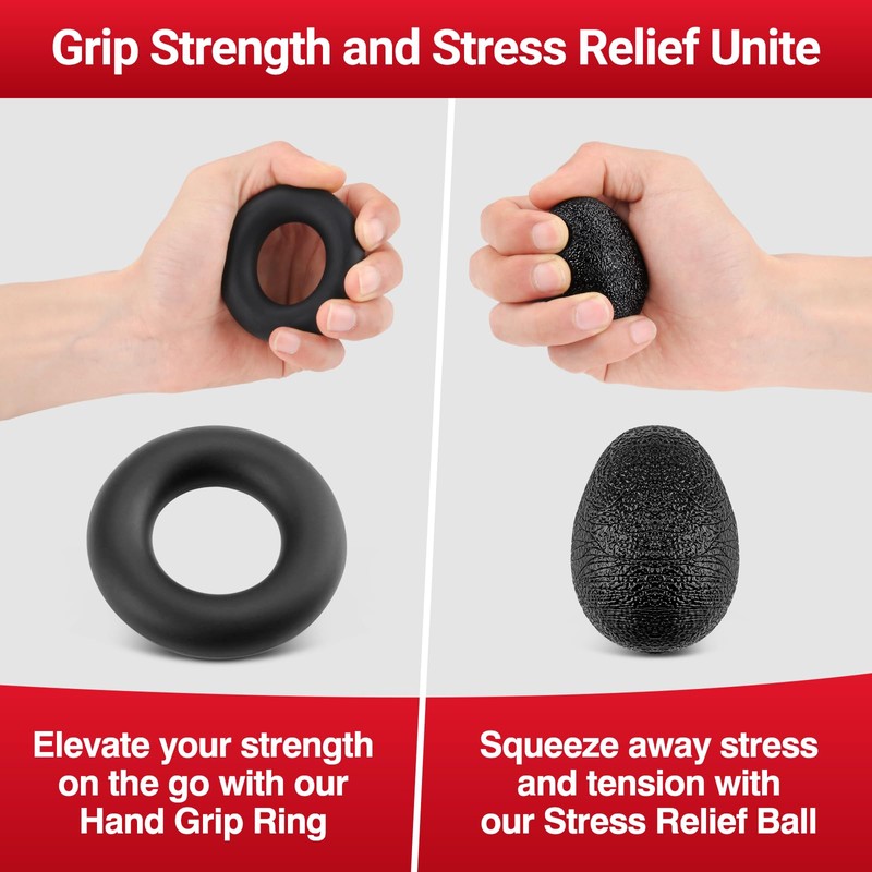 Grip Strength Tester & Grip Strength Trainer Kit, Hand Grip