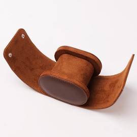 SHOWQI Watch Travel Case Portable Organizer - Luxury Watch Roll Travel Box Recycled Leather Watch Storage and Display for Men and Women