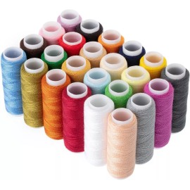 Mr. Pen- Sewing Threads Kit, 24 pcs, 92 Yards per Spool, 24 Colors Polyester