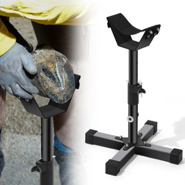 Adjustable Farrier Stand Hoof Stand for Horses Metal Hoof Stand Hoof Jack Farrier Stand Horse Trimming Shoeing Barefoot Horse Hoof Trimming Tools Grip Hoof Care Tools Veterinary Instruments