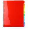 Taisy Color Index PP IN-3410 A4 30 Holes 10 Tabs