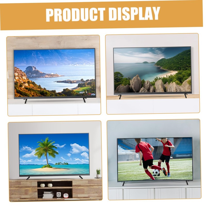Outanaya 2sets Tv Stand Base with Screws Flat Screen Tv