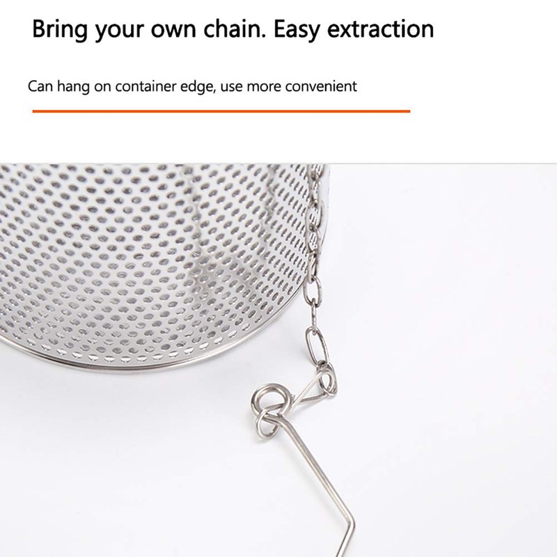 Sahgsa Stainless Steel Spice Strainer Spice Filter Tea Filter Loose