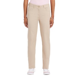 IZOD Junior's Uniform Stretch Twill Skinny Pant, Khaki, 3