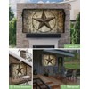 Outdoor TV Cover Lonely Star of Pristine West Texas Waterproof