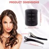 6PCS Hair Rollers Set With 6 Clips - Self Holding